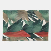 Linge De Cuisine Feuilles de palmier aux tons feutrés (Horizontal)