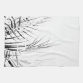 Linge De Cuisine Feuilles de palmier minimalisme esquisse (Horizontal)