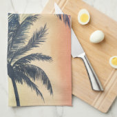 Linge De Cuisine Feuilles de palmiers tropicaux (Quart Plié)