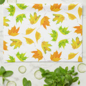 Linge De Cuisine Feuilles d'érable (Plié)
