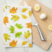 Linge De Cuisine Feuilles d'érable (Quart Plié)