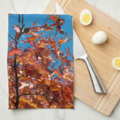 Linge De Cuisine Feuilles d'érable (Quart Plié)