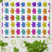 Linge De Cuisine Feuilles d'érable colorés (Plié)