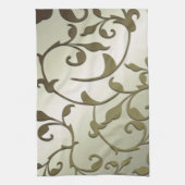 Linge De Cuisine Feuilles d'olive défilantes (Vertical)