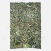 Linge De Cuisine Feuilles d'oliviers (Vertical)