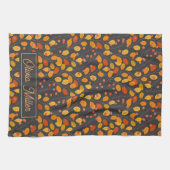 Linge De Cuisine Feuilles et baies d'automne sur mesure (Horizontal)