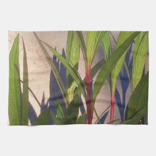 Linge De Cuisine Feuilles et ombres (Horizontal)