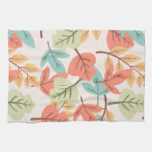 Linge De Cuisine Feuilles multicolores (Horizontal)