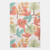 Linge De Cuisine Feuilles multicolores (Vertical)