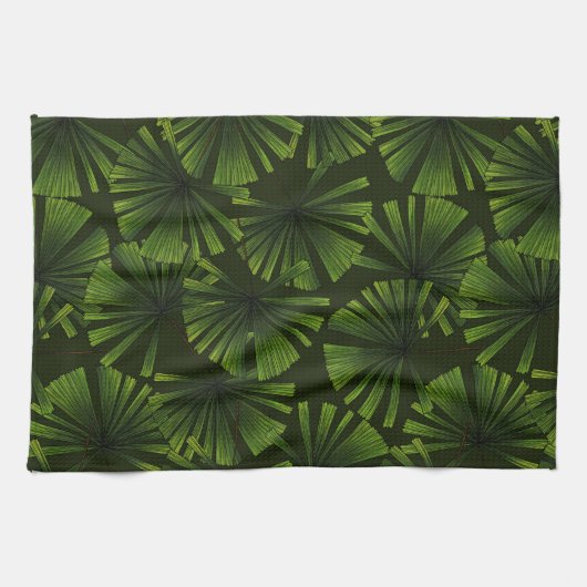 Linge De Cuisine Feuilles Palm (Horizontal)