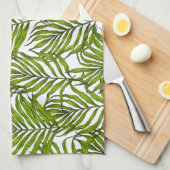 Linge De Cuisine Feuilles Palm (Quart Plié)