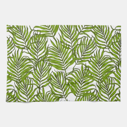 Linge De Cuisine Feuilles Palm (Horizontal)