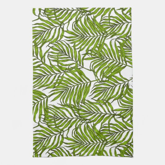 Linge De Cuisine Feuilles Palm (Vertical)