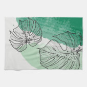 Linge De Cuisine Feuilles plantes (Horizontal)