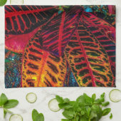 Linge De Cuisine Feuilles sauvages (Plié)