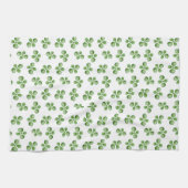 Linge De Cuisine Feuilles succulents sur blanc (Horizontal)