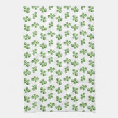 Linge De Cuisine Feuilles succulents sur blanc (Vertical)