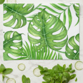 Linge De Cuisine Feuilles tropicaux (Plié)