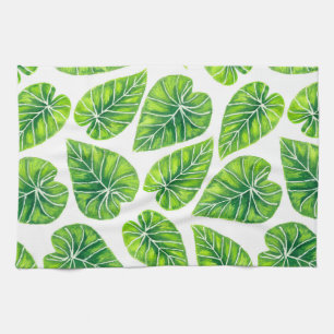 Linge De Cuisine Feuilles tropicaux