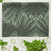 Linge De Cuisine Feuilles tropicaux (Plié)