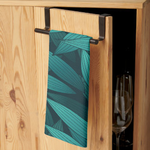 Linge De Cuisine Feuilles tropicaux rayonnants