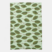 Linge De Cuisine Feuilles verts (Vertical)