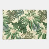 Linge De Cuisine Feuilles verts (Horizontal)