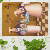 Linge De Cuisine Fève Appétit (Plié)