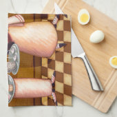 Linge De Cuisine Fève Appétit (Quart Plié)