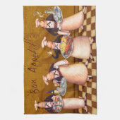 Linge De Cuisine Fève Appétit (Vertical)