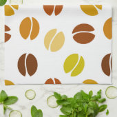 Linge De Cuisine Fèves de café (Plié)