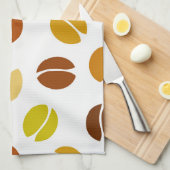 Linge De Cuisine Fèves de café (Quart Plié)