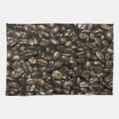 Linge De Cuisine Fèves de café (Horizontal)