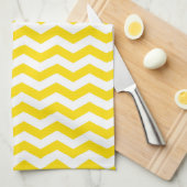 Linge De Cuisine Fidji Sunrise Wave Chevron (Quart Plié)