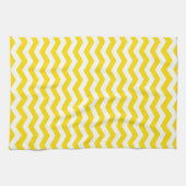 Linge De Cuisine Fidji Sunrise Wave Chevron (Horizontal)
