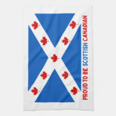 LINGE DE CUISINE FIER D'ÊTRE CANADIEN ÉCOSSE ! (Vertical)