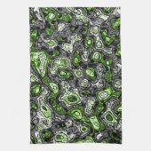 Linge De Cuisine Fier trippy grunge funky abstrait agender Pride (Vertical)