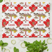 Linge De Cuisine Fièrement le castor canadien (Plié)