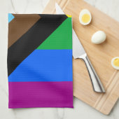 Linge De Cuisine Fierté de progrès LGBTQ+ (Quart Plié)