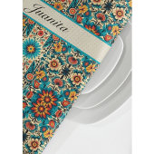 Linge De Cuisine Fiesta Blooms, personnalisable