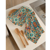 Linge De Cuisine Fiesta Blooms, personnalisable