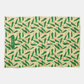 Linge De Cuisine Fiesta Fun Green Chili Motif (Horizontal)