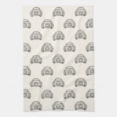 Linge De Cuisine Figarations Figaro Car Pattern (Vertical)