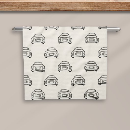 Linge De Cuisine Figarations Figaro Car Pattern