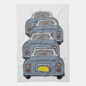 Linge De Cuisine Figarations Figaro Convoi de voiture Lapis Serviet (Vertical)