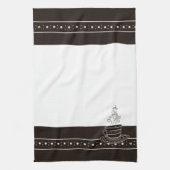 Linge De Cuisine Figdewdrop RelaxCup Black Blinky Bat Kitchen Towel (Vertical)