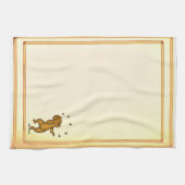 Linge De Cuisine figdewdrops Juggling Squirrel kitchen towel (Horizontal)