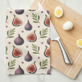 Linge De Cuisine Figues- feuilles (Quart Plié)
