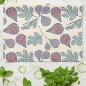 Linge De Cuisine Figues pourpres (Plié)