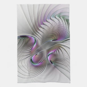 Linge De Cuisine Figure de fantaisie abstraite moderne timide Art f